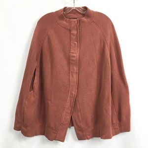 Topshop Rust Cape Jacket